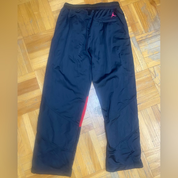 Men’s Jordan Black and Red Sweatpants - Picture 2 of 4